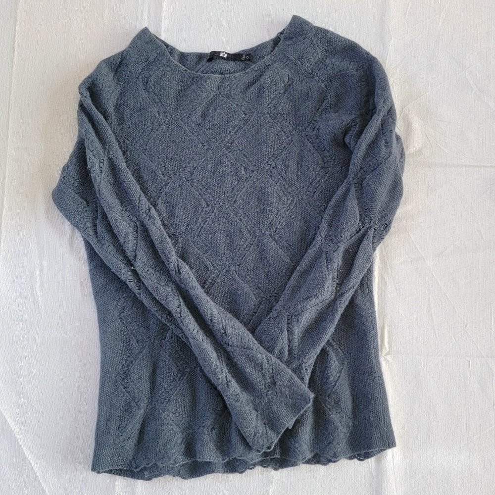 Jarbo 100% Cashmere sweater - Used Grey Blue